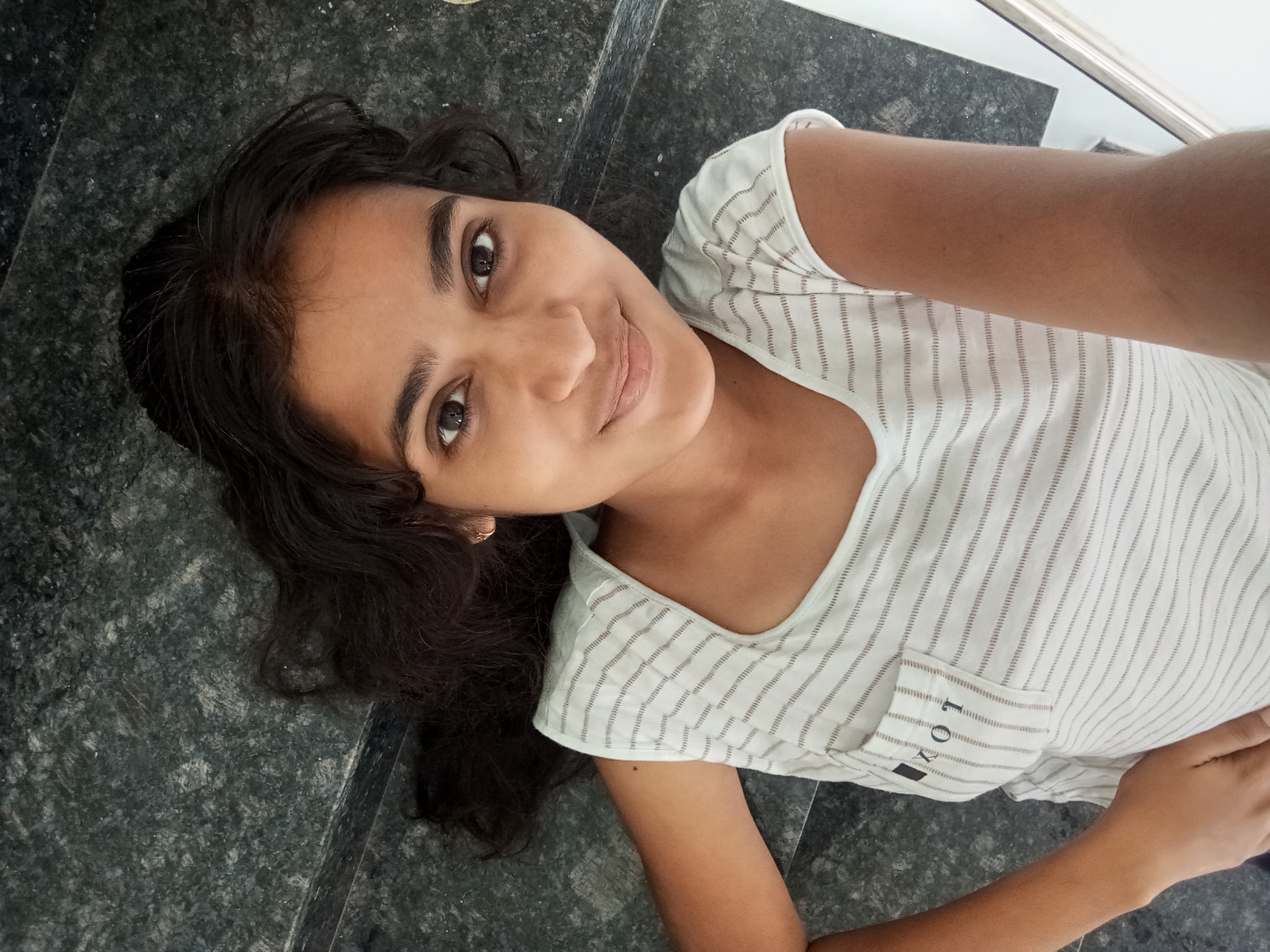 No makeup photo